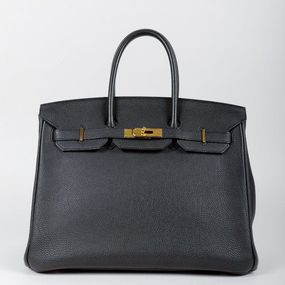 Hermès Birkin 35 Black Togo GHW - Picture 1 of 13